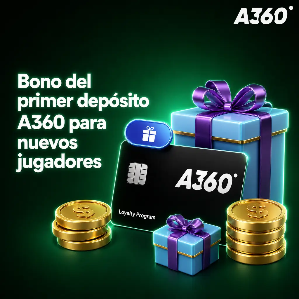 Bono de bienvenida A360 para nuevos jugadores en Colombia: hasta 200 % y 150 giros gratis