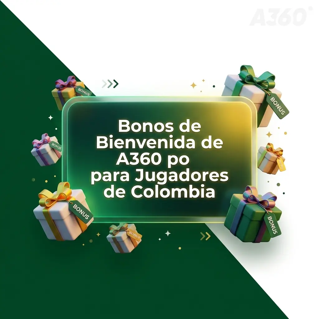 Bono de bienvenida A360 hasta 200% en 4 depósitos y 150 tiradas gratis para jugadores de Colombia