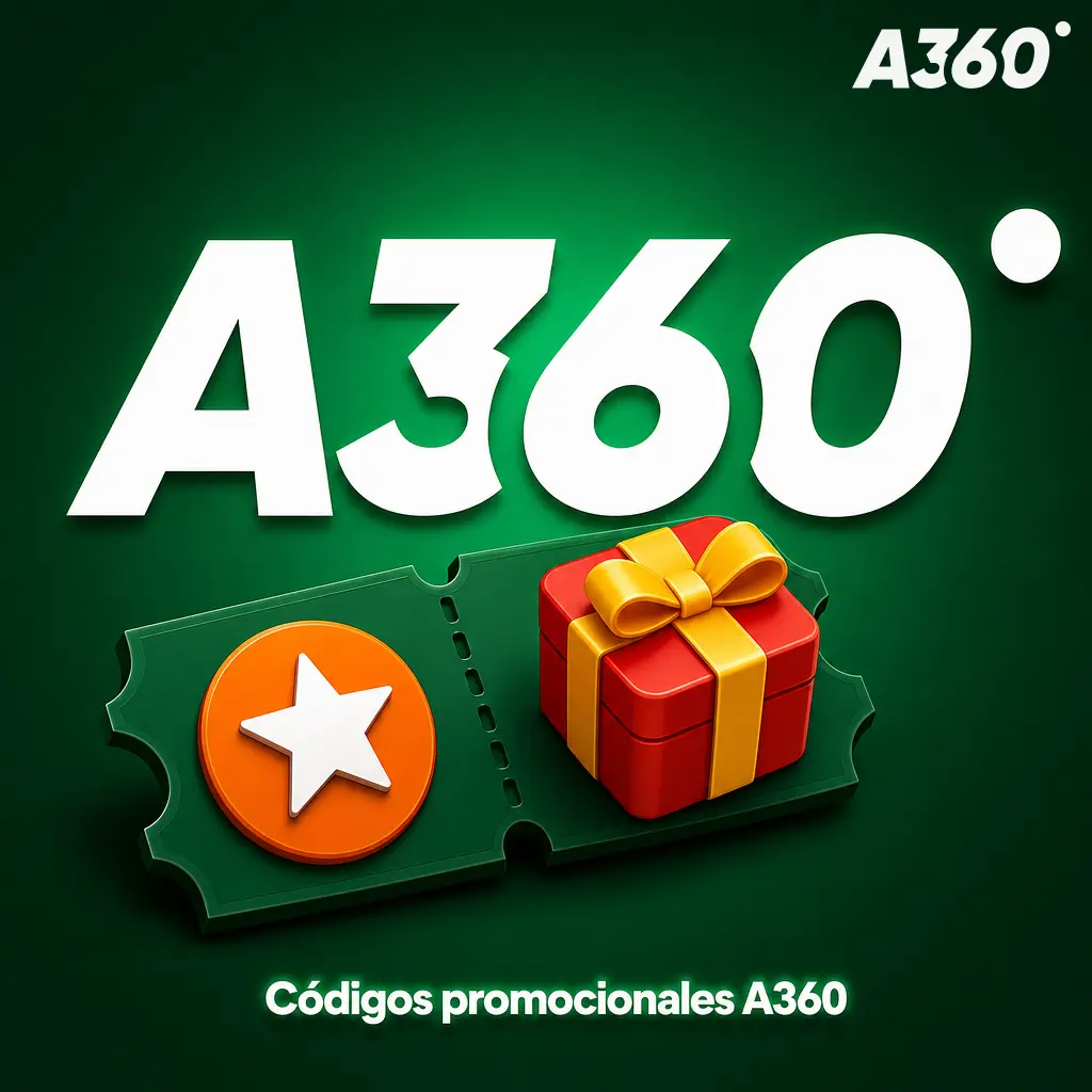 Código promocional A360 para bono de bienvenida con hasta 200 % y 150 tiradas gratis